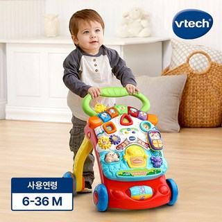브이텍 학습기 스마트 폴딩 걸음마보조기, 혼합색상, 1개