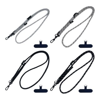 手機掛繩 三合一編織手機掛繩 多功能手機吊繩 掛脖繩 手機背帶, 【基本款】手機掛繩－麻灰色, 1個