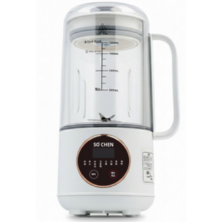 소첸 두유제조기 세척이 쉬운 콩물 제조기 죽 메이커 이유식 대용량 1.3L