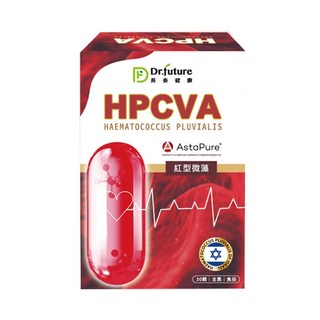 Dr.future 長泰 HPCVA 紅型微藻膠囊(30顆) 液態 素食魚油 藻油 蝦紅素小資屋, 1個