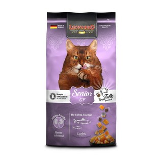 레오나르도 캣 노령묘 그레인프리 시니어 대용량 고양이 사료, 연어, 7.5kg, 1개