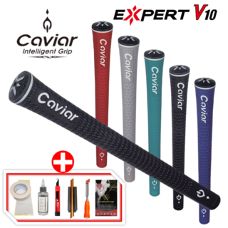 캐비어 골프 그립 엑스퍼트V10 50g 46g 42g 38g 아이언 드라이버 골프채그립, 레드, 1개