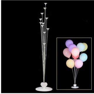 GIFTME5 氣球立柱，婚禮派對節日佈置，免氦氣地飄設計，營造浪漫氛圍，103cm支架可裝12球, 空飄支架103cm（裝12球）
