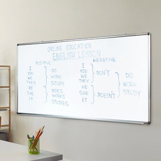 문교 화이트보드 1800x900 일반형 자석부착형, 일반 화이트보드