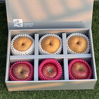 [가성비끝판왕] 실속패키지 사과 배 혼합 세트(사과3+배3), 1박스