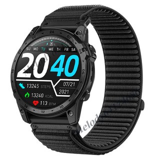 佳明Garmin Fenix 8 7 6 970 G2 965 錶帶 20mm 22mm 26mm 魔鬼氈 原野山地紋尼龍錶帶, 星光色,22mm【佳明專用扣】, 1個