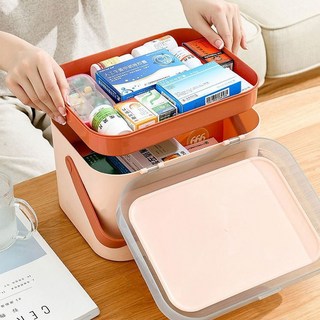 가정용 구급함 약상자 메디컬박스, 디자인메디컬박스(중형)터키블루