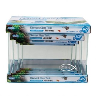 ISTA 伊士達 超白缸 26cm 30cm 35cm 40cm 優雅 精美 開放缸 (平面直角) 魚缸 超白, 1個, 26x17x20cm