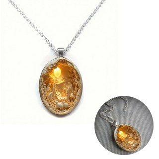 도나토르 예수님 유리목걸이 펜던트