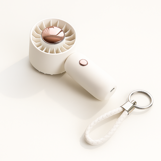 윈디큐티 휴대용 손 선풍기 무소음 미니 BLDC, 화이트