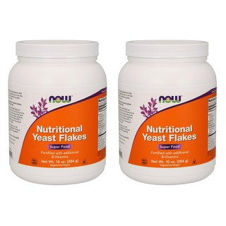 NOW Foods 酵母營養補充粉, 2罐, 284g