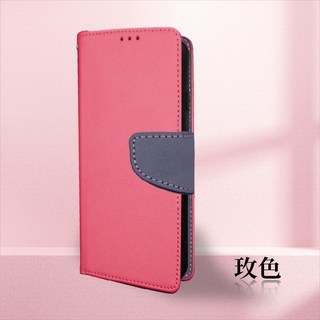 銀河 側掀翻蓋手機皮套, 玫色,Reno 10X, 1個