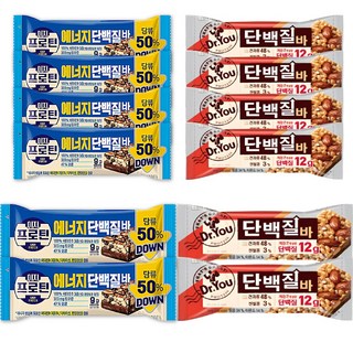 닥터유 단백질바 + 이지프로틴 에너지 단백질바 6개씩 단백질 간식 다이어트바 프로틴, 1세트, 540g