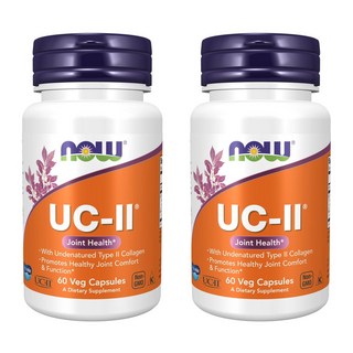 NOW Foods UC-II素食膠囊, 60顆, 2罐