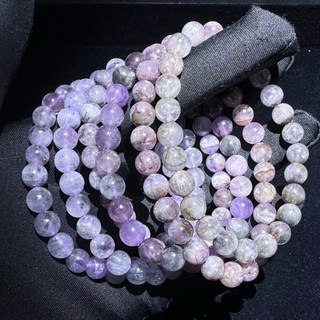 極光23手串 原石紅頭完整極光水晶 極光二三原礦紫極光黑極光紅極光