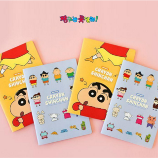 짱구 그리드 모눈 노트, 1개, 옐로우