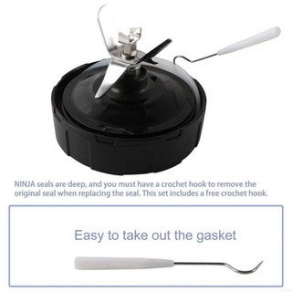 Y98B 6 PCS 식품 등급 고무 밀봉 개스킷 교체 주 Juicer O Ring Blenders Auto IQ 시리즈 믹서 액세서리 용, 01 CHINA