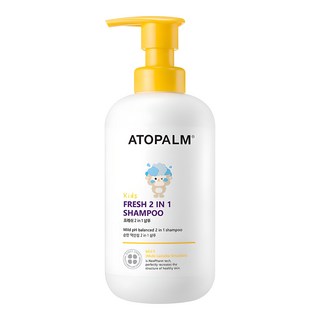 ATOPALM 愛多康 童用2合1清新洗髮精, 460ml, 1瓶