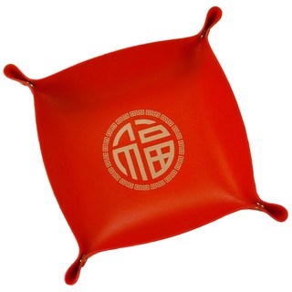 HIKARI 日光生活 福扣吉祥盒 M502, 紅色 + 金色, 1個