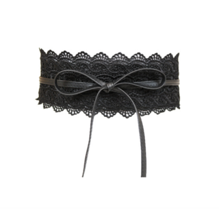 서온리 고급스러운 레이스 코르셋 벨트 원피스 셔츠 와이드 패브릭 여성허리벨트 리본 밴드 넓은 여성허리띠 패션벨트