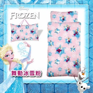 愛北鼻 台灣製造 兒童卡通睡袋, 舞動冰雪粉, 1個