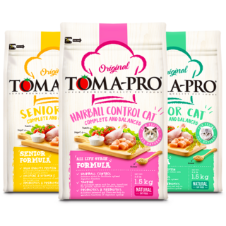 TOMA-PRO 愛貓食譜經典系列 幼貓/室內貓/高齡貓/成幼貓/低脂/成貓飼料, 1個, 綠室內貓 雞肉 米  1.5kg