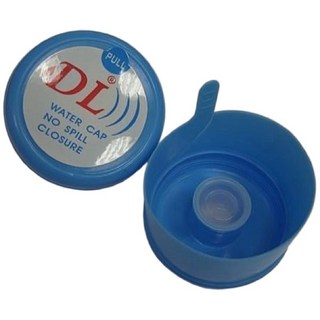 DL飲水機桶裝水桶提水桶專用充瓶蓋，防漏水安全材質，輕鬆更換, 藍, 1個