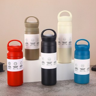 BW 텀블러 스텐 스탠 350 500ml, 1개, 350ml, 레드