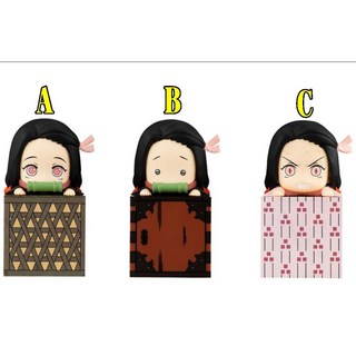 【Wenwens】正版 鬼滅之刃 彌豆子 趴姿 Q版 公仔 竈門禰豆子 泡麵公仔 妹妹 景品公仔 鬼滅公仔 玩具公仔, 1個, (現貨) C