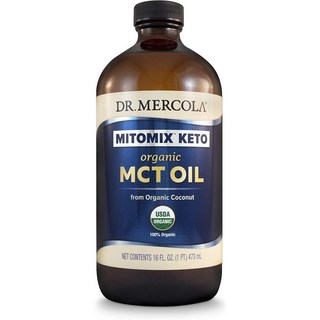 DR. MERCOLA 無麩質Mitomix Keto MCT油, 1個, 473毫升
