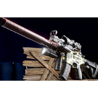 M416 軟彈槍 – 安全玩具狙擊槍 附紅外線、瞄準鏡及軟彈 X10, 迷彩, 1個