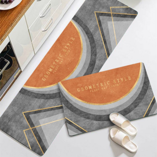 주방 부엌 롱매트 기름 물 흡수매트 미끄럼방지, F_45x90+45x150CM