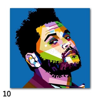 인테리어 포스터 힙합 뮤지션 패브릭 포스터 위켄드 40cm, 10