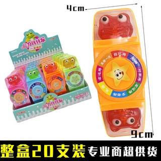 新款糖果 創意糖果手搖手指陀螺魔力轉轉糖果味旋轉糖小孩轉轉樂玩具糖, 1個, 4支【劃算價】