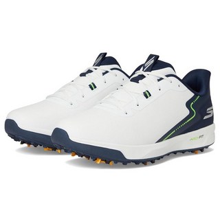Skechers 남성용 Go Golf Vortex 라이벌 화이트. 7.5, 13 Wide, White/Navy