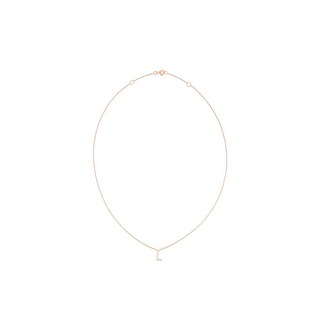 알린카 L 이니셜 네크리스