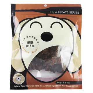 TNA狗狗零食 鮮點系列 鮮烘骰子牛 100g, Beef, 1包