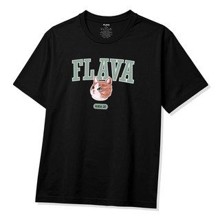 플라바 시그니처 아치로고 남녀공용 반팔 티셔츠 남자 남성 면티 빅사이즈