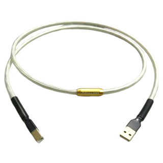 Edison 4芯鍍銀 USB DAC 解碼器線 Type-A轉Type-B 高音質傳輸, 1個, 4芯鍍銀 USB DAC 解碼器 線 Type-A.轉. Type-B 2.5M