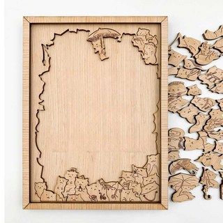 DIY 원목 퍼즐 강아지 고양이 어려운 퍼즐 만들기 시간때우기 100마리 액자형, 상세 페이지 참고, B, 1개