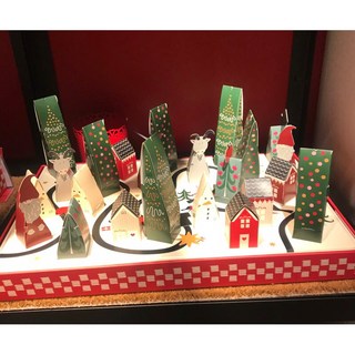 IKEA 未拆封絕版折紙遊戲 聖誕禮物 聖誕倒數日曆 月曆 節慶平安夜倒數 訓練小肌肉, 聖誕節系列, 1個