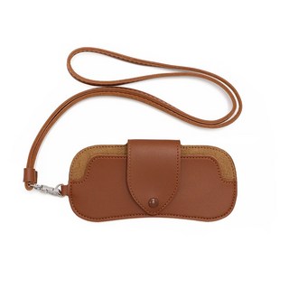 走走去旅行 皮革掛繩眼鏡保護套 皮革眼鏡袋 墨鏡收納包 眼鏡套 眼鏡盒 眼鏡包 眼鏡袋 眼鏡收納【BJ142】