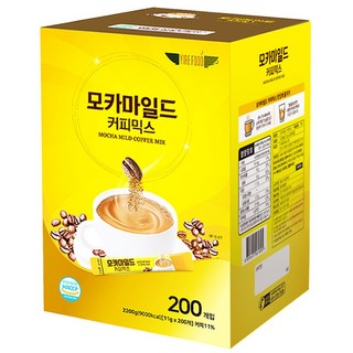 모카마일드 대용량 커피믹스, 1박스, 200개입, 11.5g