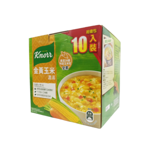 Knorr 康寶 金黃玉米濃湯, 56.3g, 10個
