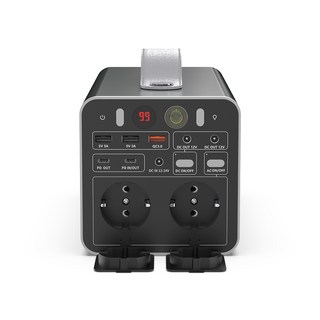 넥스트유 파우샘 220V 차박 캠핑 올인원 파워뱅크 300W ES300, 1개, 다크그레이