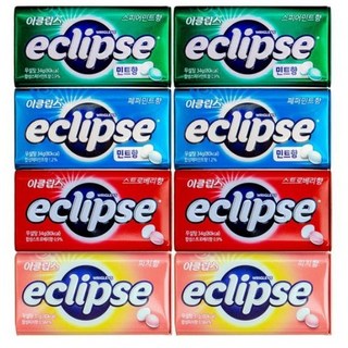 이클립스 캔디 페퍼민트2개+스피아민트2개+딸기2개+피치2개, 1세트, 34g