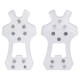 不鏽鋼冰爪強力抓地 防滑冰爪 釘鞋套 防滑鞋套 冰爪釘 10齒冰爪釘鞋套, 【現貨】白色 M  10齒冰爪更防滑, 白色