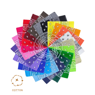 온리 국산 60x60cm 대형 면손수건 페이즐리 반다나 스카프 두건 대량구매 단체주문 팀 단체 등산 스포츠 체육대회 회사 기념 행사 인쇄 큰 손수건 선물