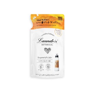 日本Laundrin朗德林-Botanical植萃衣物香氛柔軟精430ml/袋-佛手柑雪松, 1個