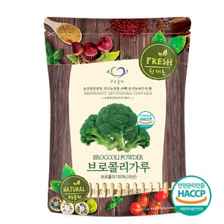 푸른들판 국내산 브로콜리 분말 가루 100% 국산 브로컬리 파우더 HACCP 인증, 500g, 없음, 1개